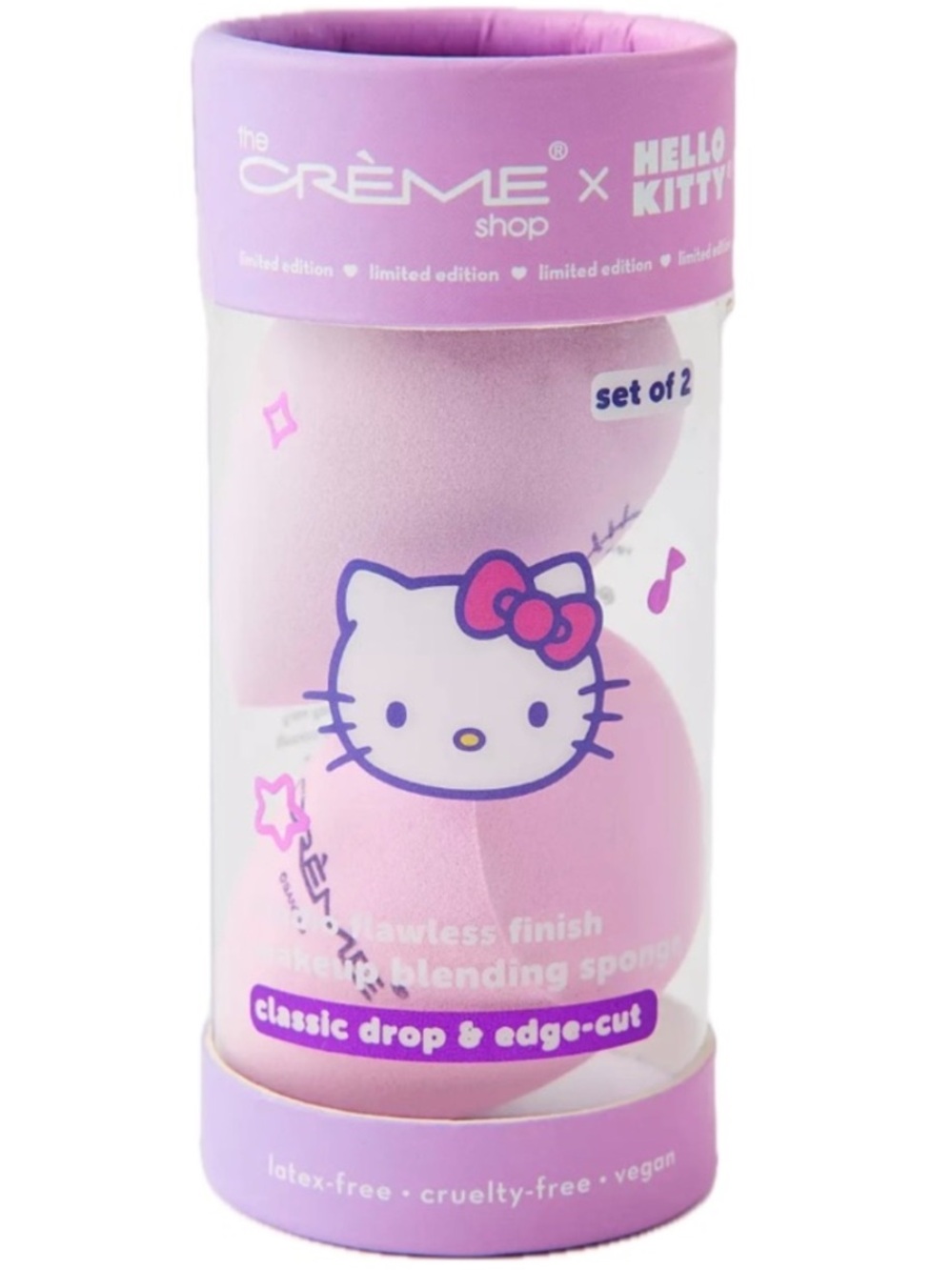 The Crème Shop x Hello Kitty Makeup Blending Sponge Duo Beauty Blender Set 2 pcs - Picture 4 of 10